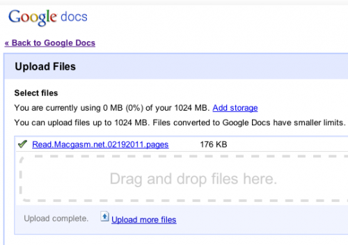 google docs app for mac