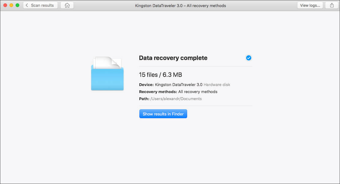restore empty trash mac