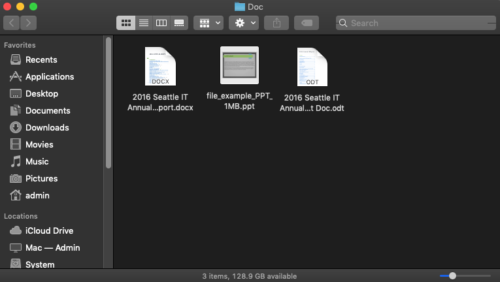how to organize and remove files from mac