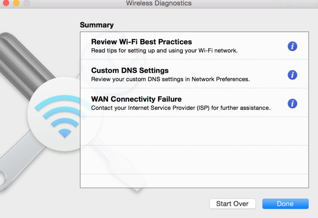 wifi analyzer mac