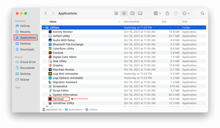 show hidden files mac path finder