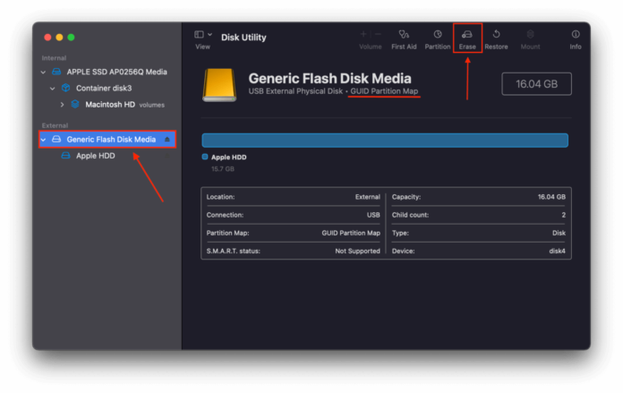 how to format mac hd disk new