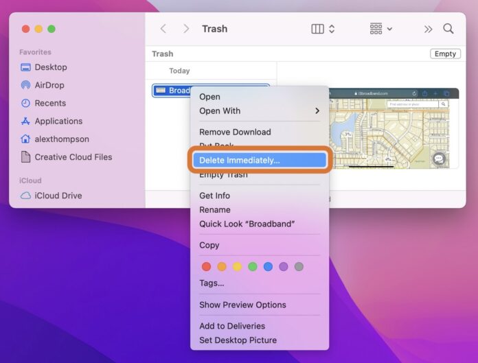 What Is Delete Immediately on Mac & How to Use It to Your Advantage