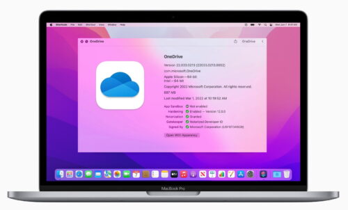 onedrive desktop app mac