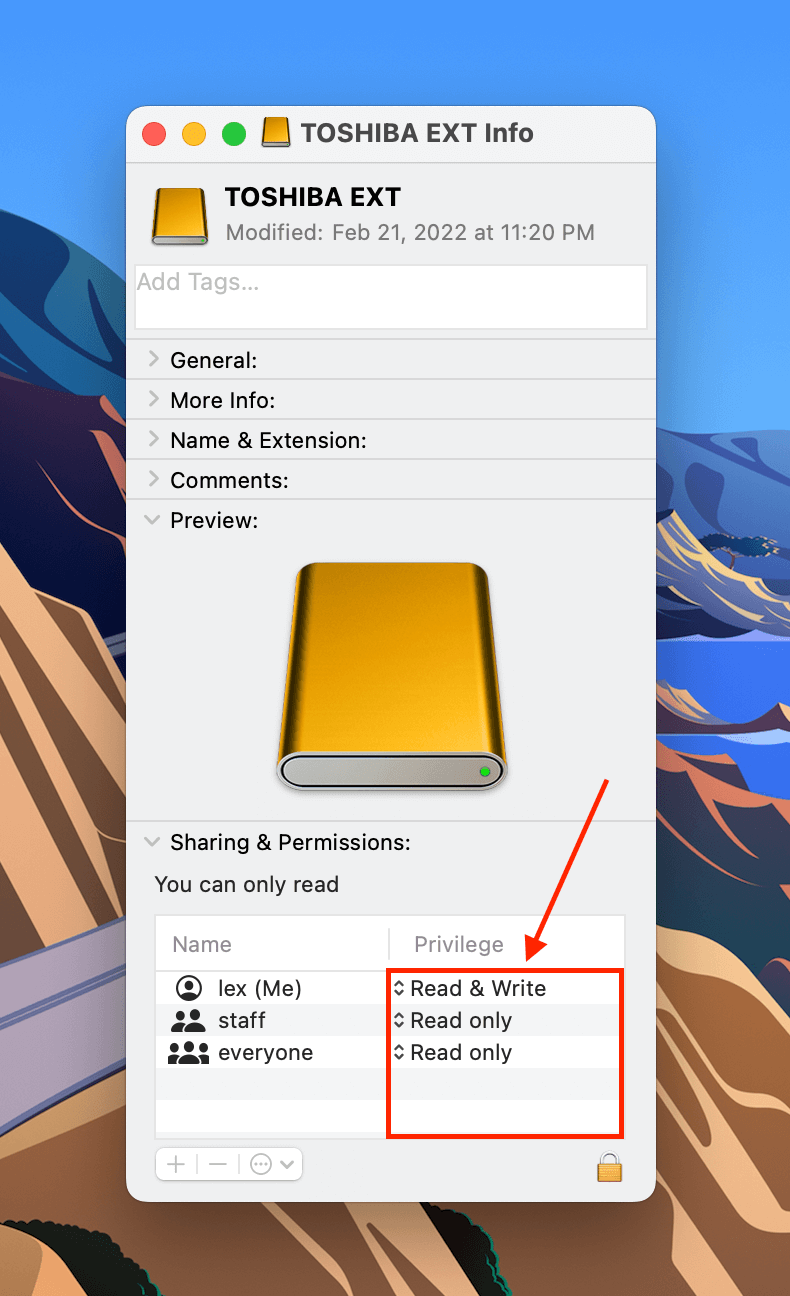 What If External Hard Drive Is Read Only on a Mac
