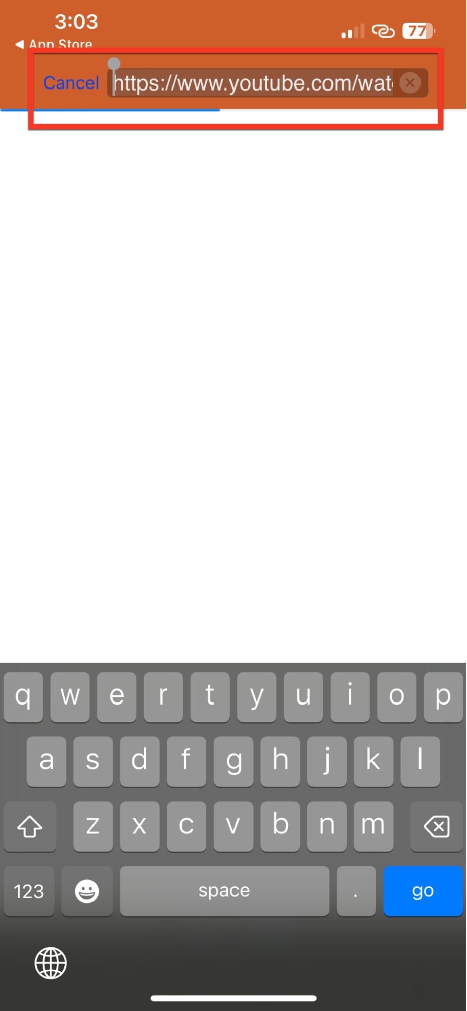 Paste link with the video in iWebTV Paste link with the video in iWebTV